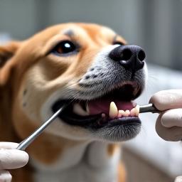 Détartrage ultrasonique chien